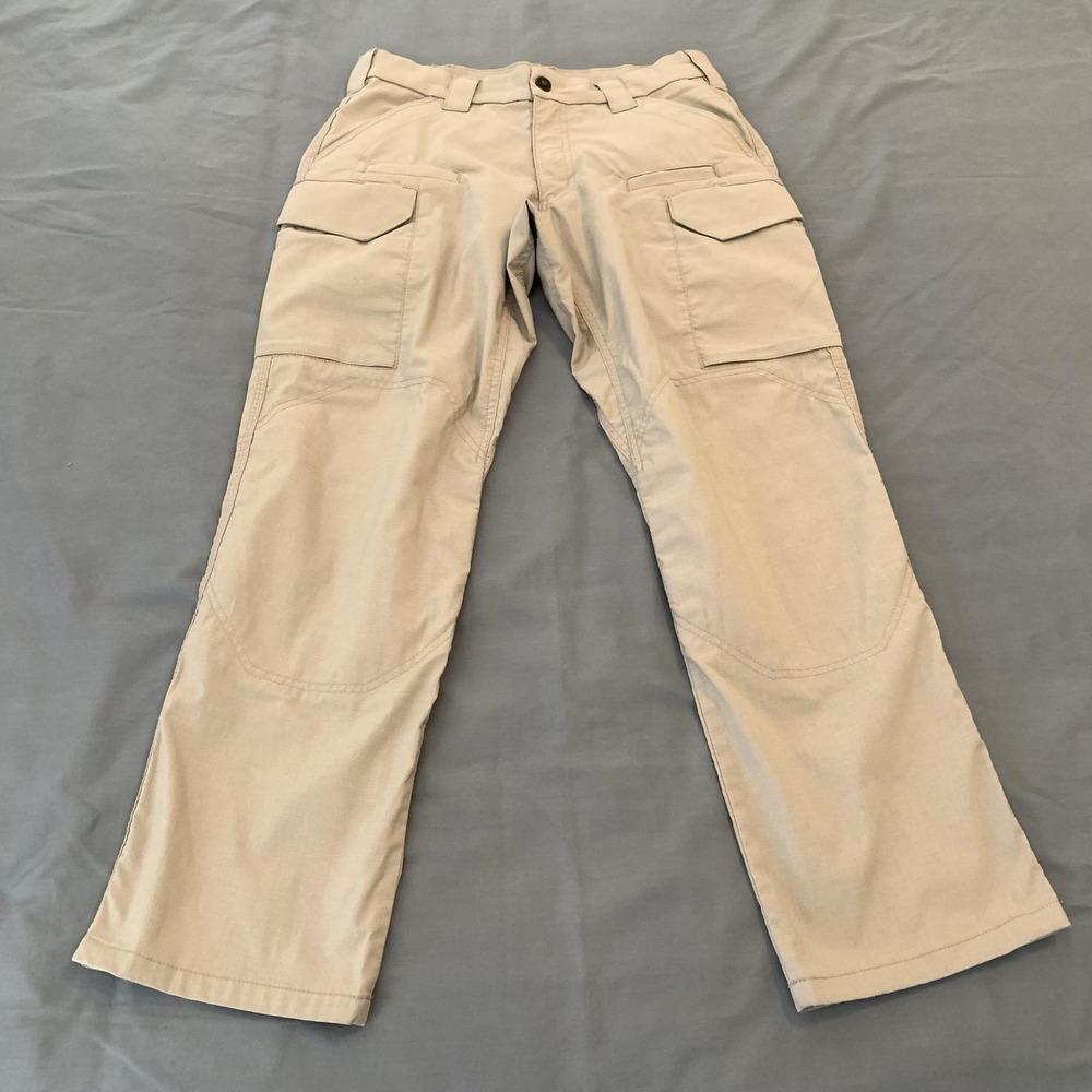 First Tactical Cargo Pants Mens 32x30 Beige Tactical Workwear Hiking Outdoor